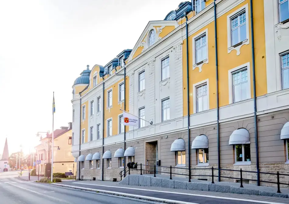 Kommunhuset i Hallsbergs entré